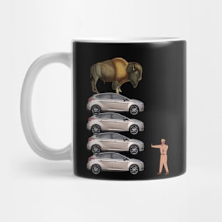 Car Climber 2 | Animal on Car | Funny Animal | Car Lover Mug